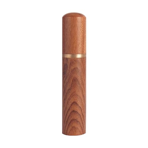 WDT Tool Espresso-Verteilerwerkzeug, Kaffee Tamper, Kaffeerührstäbchen mit Holz Griff, Espresso Nadel Coffee Distributor Tamper, mit 6 Feinen Nadeln 0,4 mm Kaffee Zubehör (Hellbraun) von Cleminsta