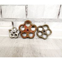 Aluminium Wasserhahn Handwerk Zubehör Industrielle Versorgung Ventil Griffe Industrieller Knauf Zapfen Griff Wasserzapfen von Cleopatravintage