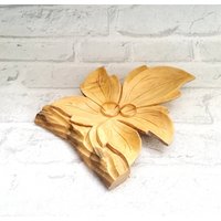 Holz Ring Schale Teller Vintage Tablett Blatt Platte Retro Geschirr Retro Geformt Holz Ring Schale Teller Vintage Tablett Blatt Platte Retro Geschirr Retro Geformt von Cleopatravintage
