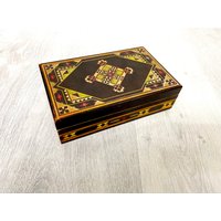 Holzkiste Schmuckschatulle Vintage Schatzkiste Rustikale von Cleopatravintage