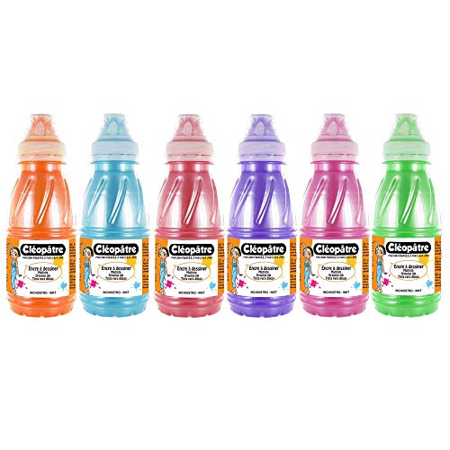Cleopatre - EAD250NX6B - Maltinten-Set "Perlmutt" mit 6 verschiedenen Farbtönen 250ml von Cléopâtre