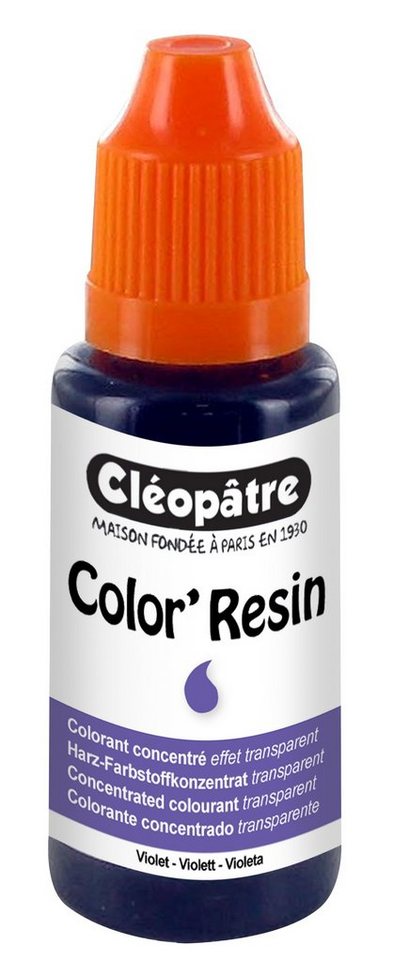 Cléopâtre Effekt-Zusatz Harzfarbe, 15ml, transparent von Cléopâtre