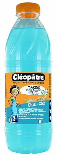 Cléopatre - Marinekleber - Nachfüllpackung - verzögertes Abbinden, ideal für Kinder ab 3 Jahren - einfache Anwendung - lösungsmittelfrei, wasserbasierte Reinigung - - 1KG von Cléopâtre