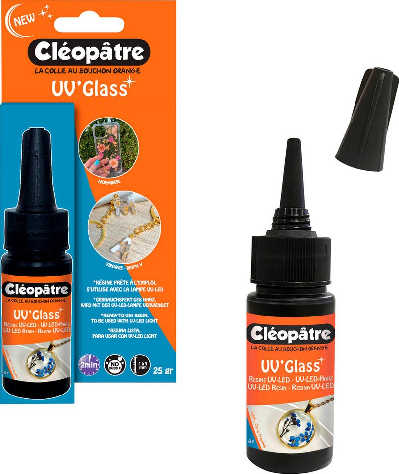 Cléopâtre Modellierwerkzeug UV-Gießharz 'Cléopâtre Resin UV'Glass', 25 oder 100g auswählbar Cléopâtre Modellierwerkzeug UV-Gießharz 'Cléopâtre Resin UV'Glass', 25 oder 100g auswählbar von Cléopâtre