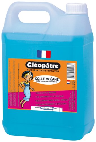 Starker Blau-transparenter Kleber von Cléopâtre