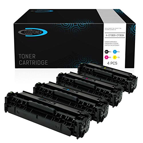 Cleotoner 4 Kompatibel für HP CF380X CF381A CF382A CF383AX 312X Farbe Tonerkartuschen Kompatibel für HP Color Laserjet Pro MFP 476 M476 M476DW M476DN M476NW Drucker,Schwarz Cyan Magenta Gelb Cleotoner 4 Kompatibel für HP CF380X CF381A CF382A CF383AX 312X Farbe Tonerkartuschen Kompatibel für HP Color Laserjet Pro MFP 476 M476 M476DW M476DN M476NW Drucker,Schwarz Cyan Magenta Gelb von Cleotoner
