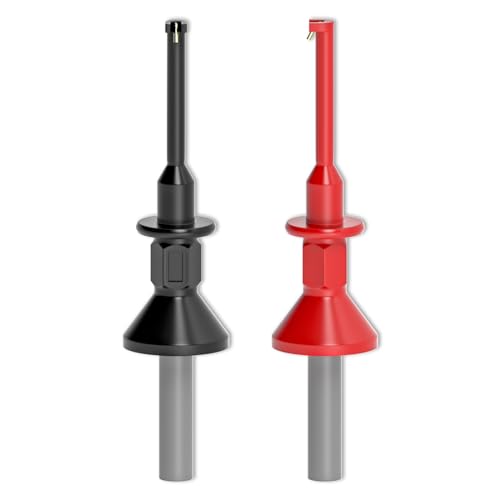 Cleqee SMD IC Testhaken Clips mit 4mm Buchse 2 Stück für 4mm Stecker Elektrische Tests von Cleqee