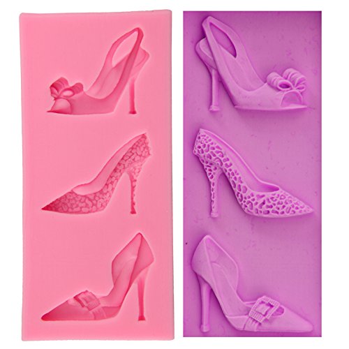 Clest F&H 3D-Silikonform mit High-Heels, für Fondant, Kuchen, Backzubehör von Clest F&H