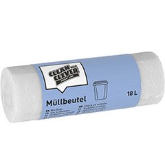 1000 Müllbeutel Smart Line Clean and Clever 18l Weiß SMA 73 von Clever Clean