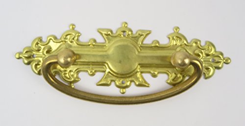 Beschlag Messing Griffbeschlag Schrankgriff Schrank Schublade Schranktür Messing von Clever-Deko