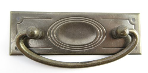 Clever-Deko Beschlag Messing Griffbeschlag Schrankgriff Schrank Schublade Schranktür Messing waagerecht mit Griff Sekretär brüniert Jugendstil Gründerzeit Clever-Deko Beschlag Messing Griffbeschlag Schrankgriff Schrank Schublade Schranktür Messing waagerecht mit Griff Sekretär brüniert Jugendstil Gründerzeit von Clever-Deko