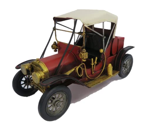 Blechauto Oldtimer rot Nostalgie DEKO Retro Blechmodell Modellauto Automodell Shabby Vintage Blechauto Oldtimer rot Nostalgie DEKO Retro Blechmodell Modellauto Automodell Shabby Vintage von Clever-deko
