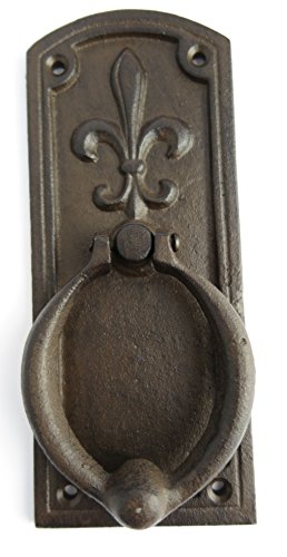 Historischer Türklopfer Eisen Guss Historisches Jugendstil Design Geschenkidee Doorknocker französische Lilie Historischer Türklopfer Eisen Guss Historisches Jugendstil Design Geschenkidee Doorknocker französische Lilie von clever-deko