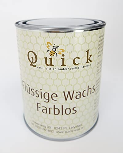 QUICK Möbelwachs flüssig FARBLOS Flüssigwachs Holzwachs 1 Liter von Clever-Deko