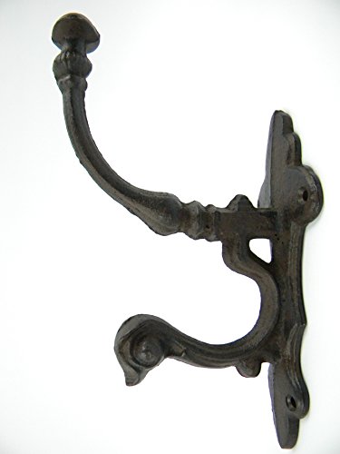 Wandhaken Garderobenhaken Kleiderhaken antik Gusseisen rustikal Jugendstil 25cm Gründerzeit Gotik Wandhaken Garderobenhaken Kleiderhaken antik Gusseisen rustikal Jugendstil 25cm Gründerzeit Gotik von Clever-Deko