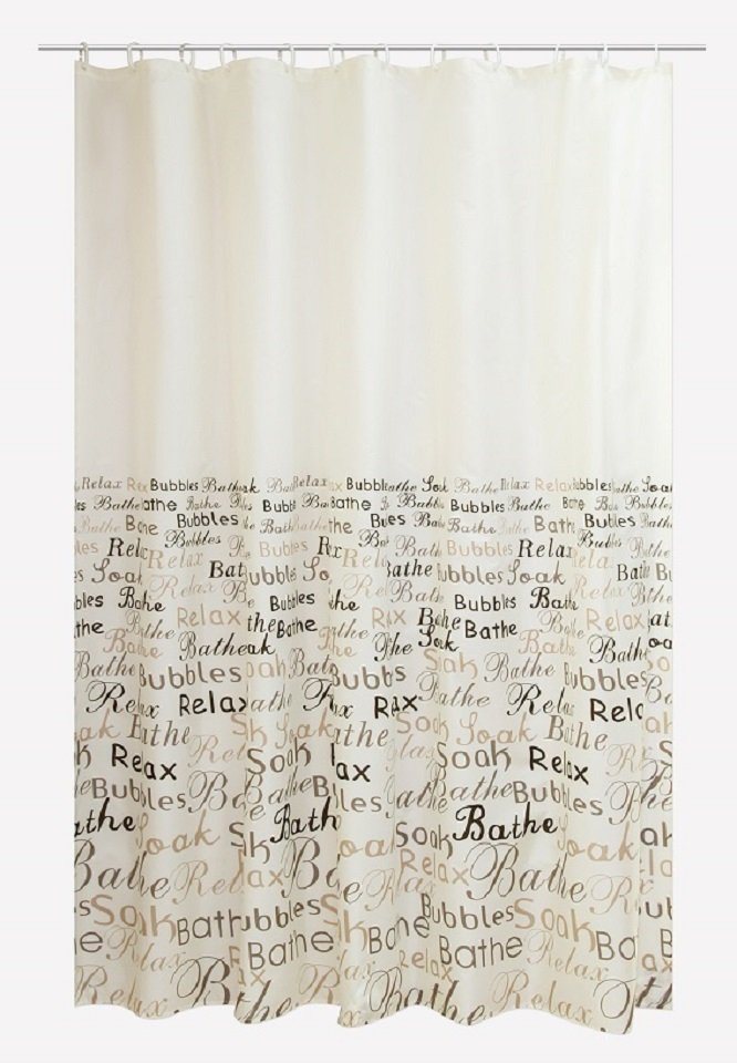 Clever-Kauf-24 Duschvorhang Textil-Duschvorhang Relax, BxH 180x200cm, Breite 180 cm (1-tlg), wasserabweisend von Clever-Kauf-24