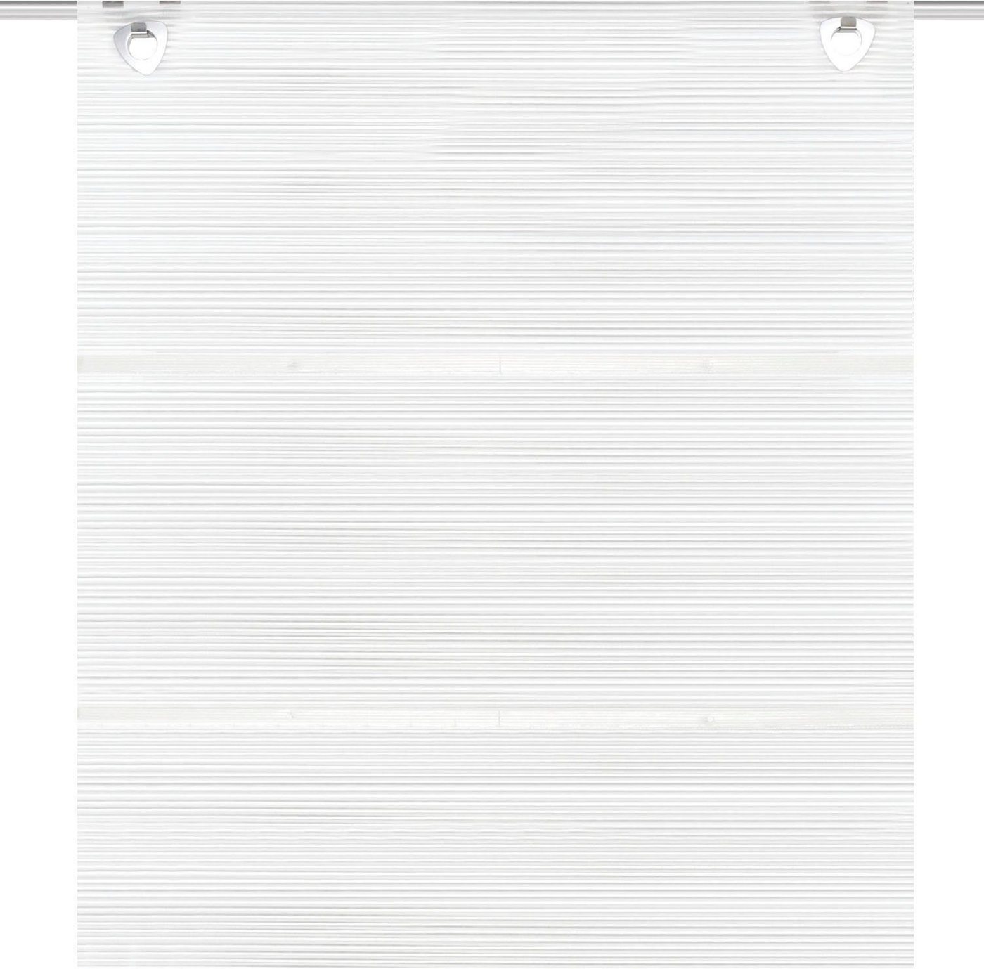 Clever-Kauf-24 Magnetrollo Magnetrollo Querstreifen, Farbe: wollweiß, in "Bambus" Optik, mit Hakenaufhängung, Aufhängung ohne Bohren Clever-Kauf-24 Magnetrollo Magnetrollo Querstreifen, Farbe: wollweiß, in "Bambus" Optik, mit Hakenaufhängung, Aufhängung ohne Bohren von Clever-Kauf-24