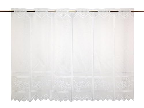 Clever-Kauf-24 Nach Maß Scheibengardine Jacquard Bistrogardine Landhaus Rose Höhe 75cm Clever-Kauf-24 Nach Maß Scheibengardine Jacquard Bistrogardine Landhaus Rose Höhe 75cm von Clever-Kauf-24