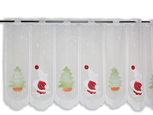 Clever-Kauf-24 Scheibengardine | Weihnachtsbaum | Weihnachtsmann | HxB 50x140cm | Tannenbaum Advent | Clever-Kauf-24 Scheibengardine | Weihnachtsbaum | Weihnachtsmann | HxB 50x140cm | Tannenbaum Advent | von Clever-Kauf-24