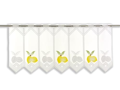 Clever-Kauf-24 nach Maß Scheibengardine Zitrone | gelb | Höhe 50cm | Breite frei wählbar in 15cm Schritten | nach Maß | Clever-Kauf-24 nach Maß Scheibengardine Zitrone | gelb | Höhe 50cm | Breite frei wählbar in 15cm Schritten | nach Maß | von Clever-Kauf-24