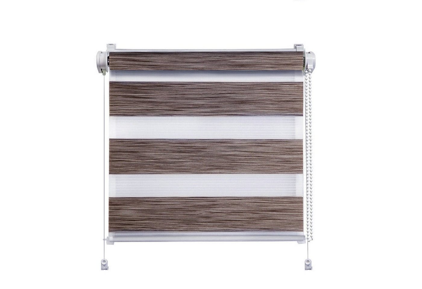 Doppelrollo Klemmfix Click Doppelrollo 3 in 1 Wood braun, Clever-Kauf-24, ohne Bohren, Klemmfix Doppelrollo Klemmfix Click Doppelrollo 3 in 1 Wood braun, Clever-Kauf-24, ohne Bohren, Klemmfix von Clever-Kauf-24