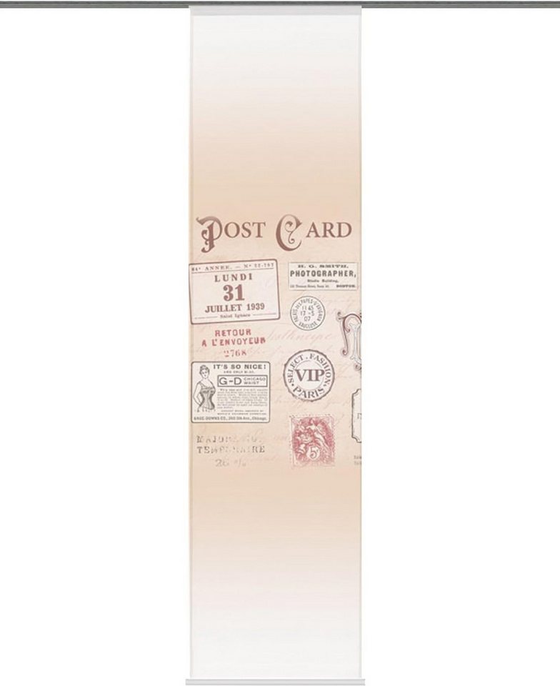 Clever-Kauf-24 Schiebegardine Schiebegardine Leicester 60x245cm, Paneelwagen, transparent, Store Clever-Kauf-24 Schiebegardine Schiebegardine Leicester 60x245cm, Paneelwagen, transparent, Store von Clever-Kauf-24