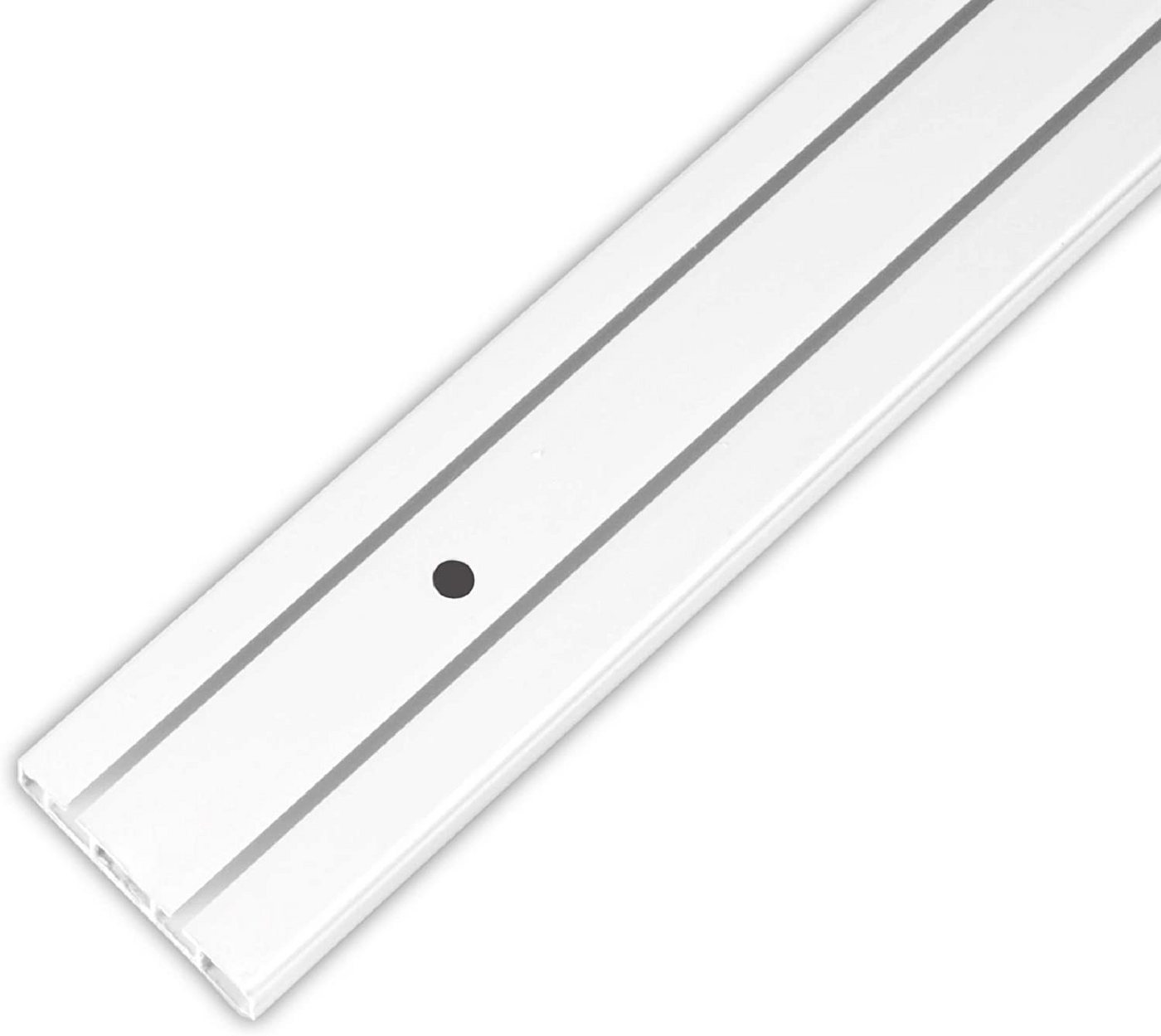 Clever-Kauf-24 Schienensystem Innenlauf Schiene Basic, 2-Lauf-läufig, Kunststoff von Clever-Kauf-24