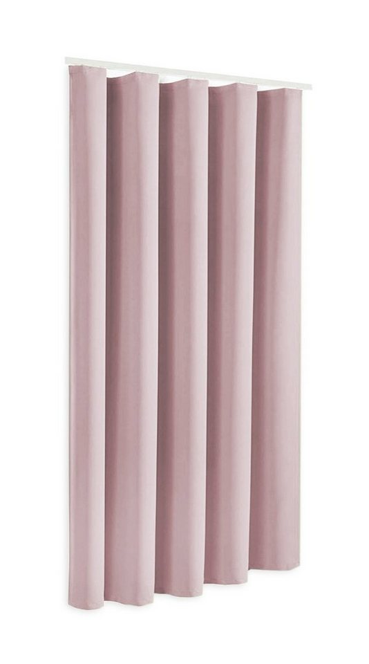 Clever-Kauf-24 Verdunkelungsvorhang Verdunkelungsvorhang, Thermovorhang Sopran rose Höhe 175cm oder 245cm (1 St), Kräuselband, verdunkelnd von Clever-Kauf-24