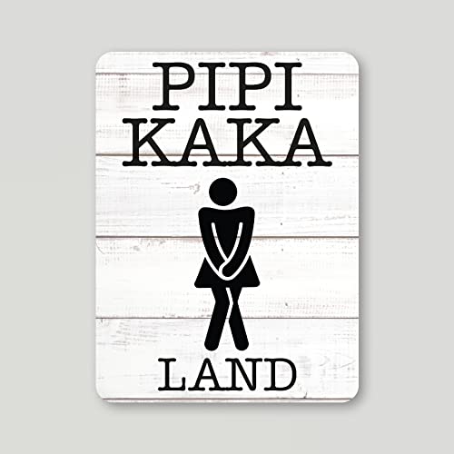 WC Türschild Pipi Kaka Land aus Alu Dibond in der Größe 12x16cm sehr robust Damen Frauen Mädchen WC Türschild Pipi Kaka Land aus Alu Dibond in der Größe 12x16cm sehr robust Damen Frauen Mädchen von Clever-Kauf-24