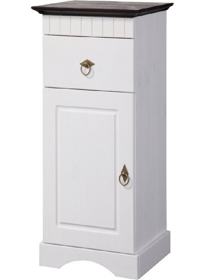 Clever-Moebel Beistellschrank Kommode Kiefernholz im Landhausstil, Unterschrank, Badschrank von Clever-Moebel