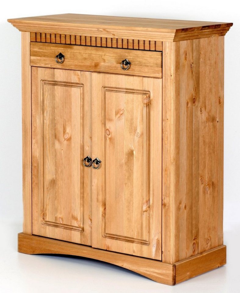 Clever-Moebel Kommode 2 trg Kommode aus Kiefernholz Schrank Sideboard von Clever-Moebel