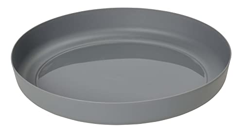Clever Pots Blumentopf Untersetzer - 29,9cm Runde Unterteller aus Kunststoff für Blumentöpfe mit 40cm Durchmesser, Indoor-& Outdoor-Kunststoff-Untersetzer, Wetterfest & Leicht, Anthrazit von Clever Pots