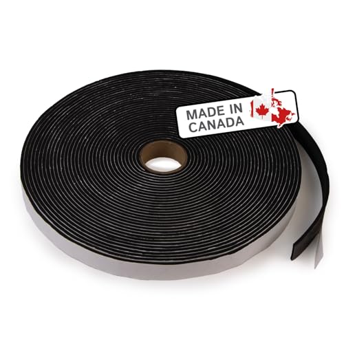 Dichtungsband selbstklebend, 19mm breit, 3mm stark, 15m lang, Dichtband aus Schaumstoff, Moosgummi für Türen und Fenster, Türdichtung, Gummidichtung, Schaumstoffband zur Schalldämmung, schwarz Dichtungsband selbstklebend, 19mm breit, 3mm stark, 15m lang, Dichtband aus Schaumstoff, Moosgummi für Türen und Fenster, Türdichtung, Gummidichtung, Schaumstoffband zur Schalldämmung, schwarz von Cleverbrand