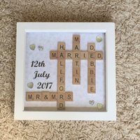Familie Scrabble Art, Personalisierte Namen, Tiefer Box-Rahmen Familie Scrabble Art, Personalisierte Namen, Tiefer Box-Rahmen von Cleverchic1
