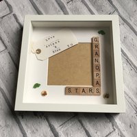 Personalisierter Oma Scrabble Kunstrahmen, Fotogeschenk Personalisierter Oma Scrabble Kunstrahmen, Fotogeschenk von Cleverchic1