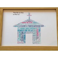 Personalisierte Wort Kunstdruck, Typografie Geschenk, Gerahmt A4 Personalisierte Wort Kunstdruck, Typografie Geschenk, Gerahmt A4 von Cleverchic1