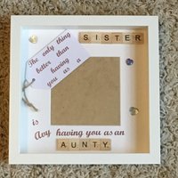 Tante Scrabble Art Photo Frame, Schwester Geschenk Tante Scrabble Art Photo Frame, Schwester Geschenk von Cleverchic1