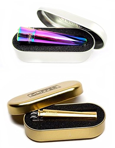 2X Clipper Original Regenbogen ICY Color und Gold Feuerzeug - Edition Metal Flint - mit Metall Geschenkbox + 1x Gratis Clipper von Dhobia® 2X Clipper Original Regenbogen ICY Color und Gold Feuerzeug - Edition Metal Flint - mit Metall Geschenkbox + 1x Gratis Clipper von Dhobia® von Cli pper