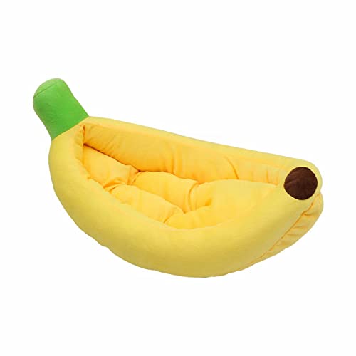 Clicitina Banana Type Warm and Comfortable Pet Bed for Small Dogs Cats and Chinchillas,orz2903 von Clicitina