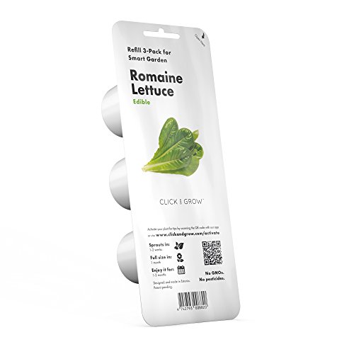 Click and Grow Romanasalat 3 pack Nachfüll Plant Pods Kochsalat Substratkapsel für Smart Garden von Click & Grow