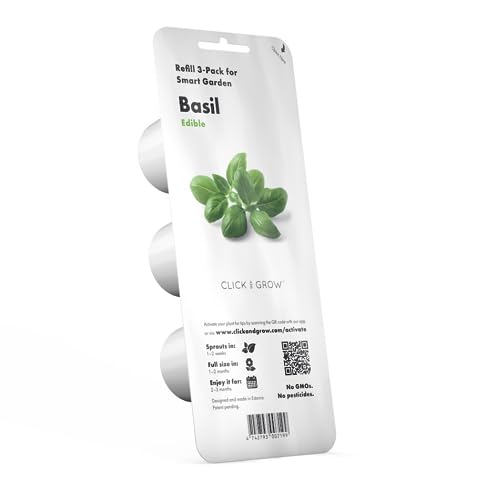 Click & Grow 3er-Nachfüllpack für den intelligenten Kräutergarten Basil, 7x7x21 cm Click & Grow 3er-Nachfüllpack für den intelligenten Kräutergarten Basil, 7x7x21 cm von Click & Grow