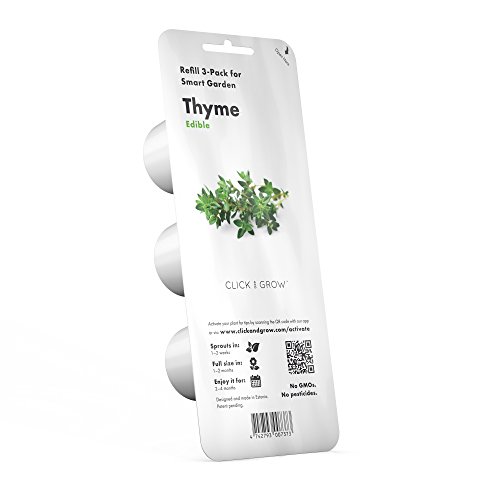 Emsa M52611 Click & Grow Substratkapsel Thymian, Nachfüllpackung für Smart Garden, 3er-Set von Click & Grow