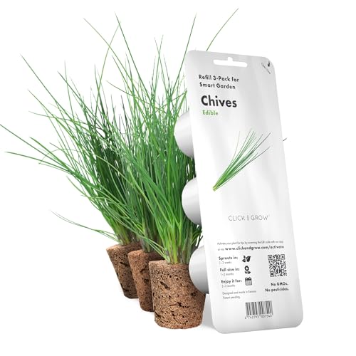 Emsa M52612 Click & Grow Substratkapsel Schnittlauch, Nachfüllpackung für Smart Garden, 3er-Set von Click & Grow