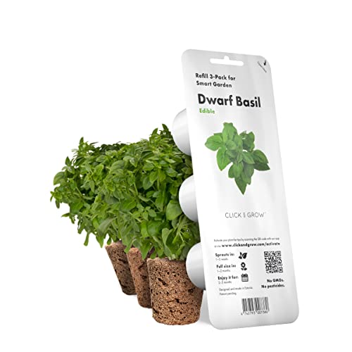 Wand Farm Refill, 9er Pack Dwarf Basil von Click & Grow