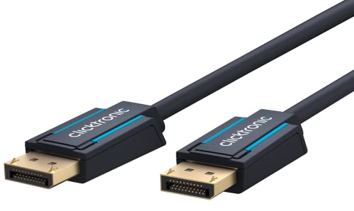 Clicktronic Casual DisplayPort-Kabel Audio / Video Verbindung für HD- und 3D-Inhalte, 2m von Clicktronic