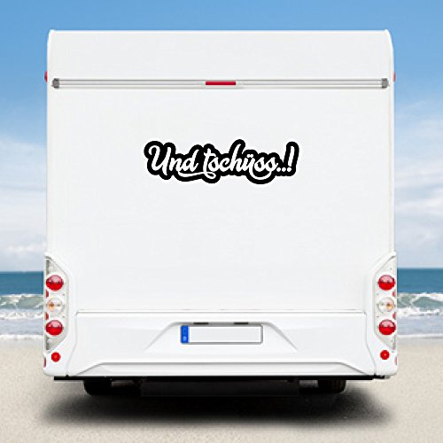 WA230 Clickzilla - Wohnmobil Aufkleber - Wohnwagen Aufkleber - Und tschüss.! WA230 Clickzilla - Wohnmobil Aufkleber - Wohnwagen Aufkleber - Und tschüss.! von Clickzilla