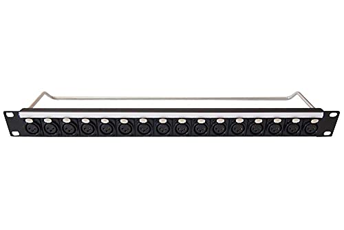 CP30182 Patchpanel-Anschlüsse, XLR, 3DCF, BM, FM, M3, 16 Stück von Cliff Electronic Components