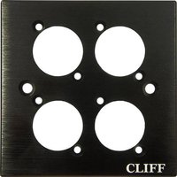 Cliff CP30500C Befestigungsplatte Schwarz 1St. von Cliff