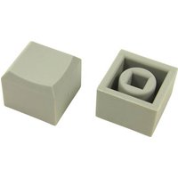 Cliff CP3427 CP3427 Druckknopf Grau (L x B x H) 12.2 x 12.2 x 10mm von Cliff