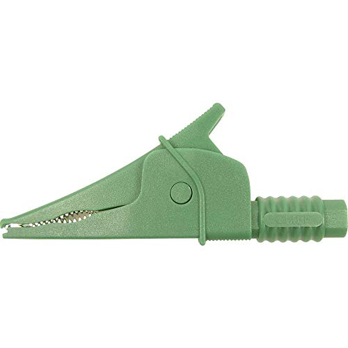 Cliff Croc Clip Sicherheits-Abgreifklemme Steckanschluss 4 mm CAT III 1000 V Grün von Cliff